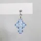 Small Cross - Earrings Pervenche - 3
